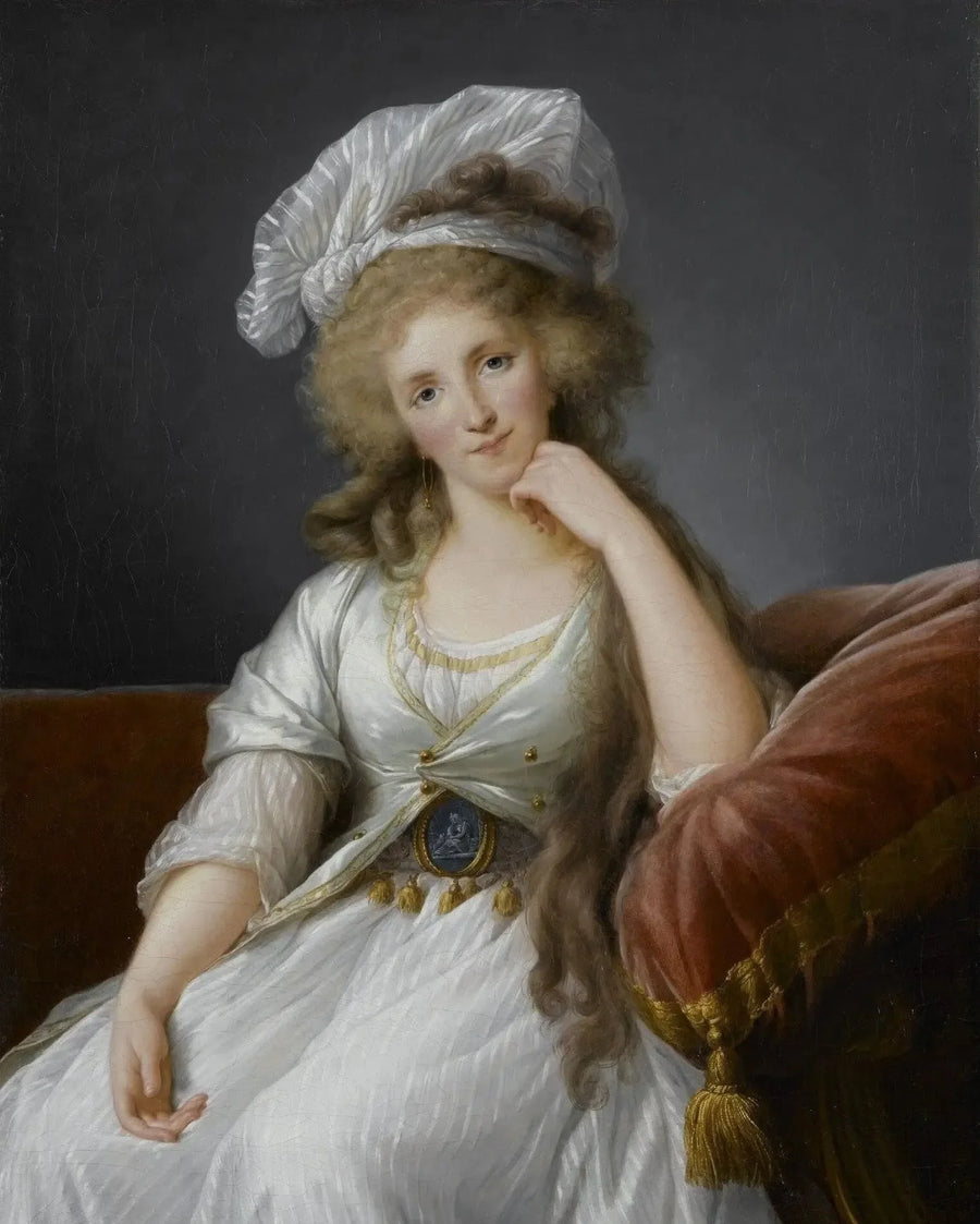 Retrato da duquesa d'Orléans - Élisabeth Vigée Le Brun