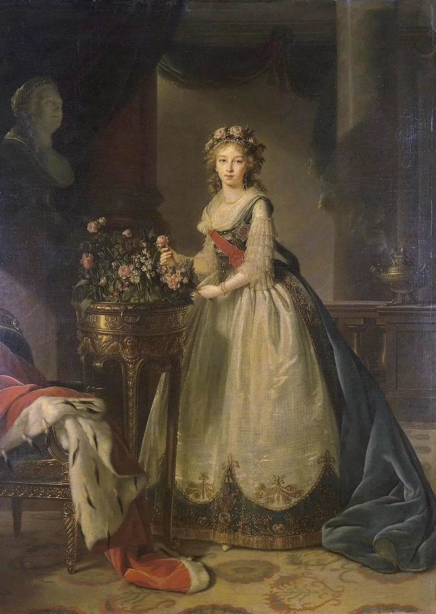 Retrato da grande-duquesa Elizaveta Alexeyevna - Élisabeth Vigée Le Brun