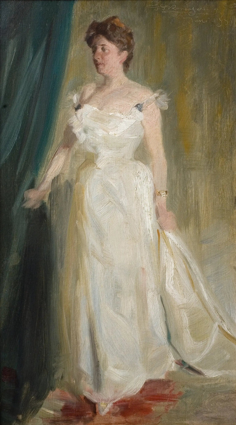 Retrato da condessa Lillie Suzanne Raben-Levetzau - Peder Severin Krøyer