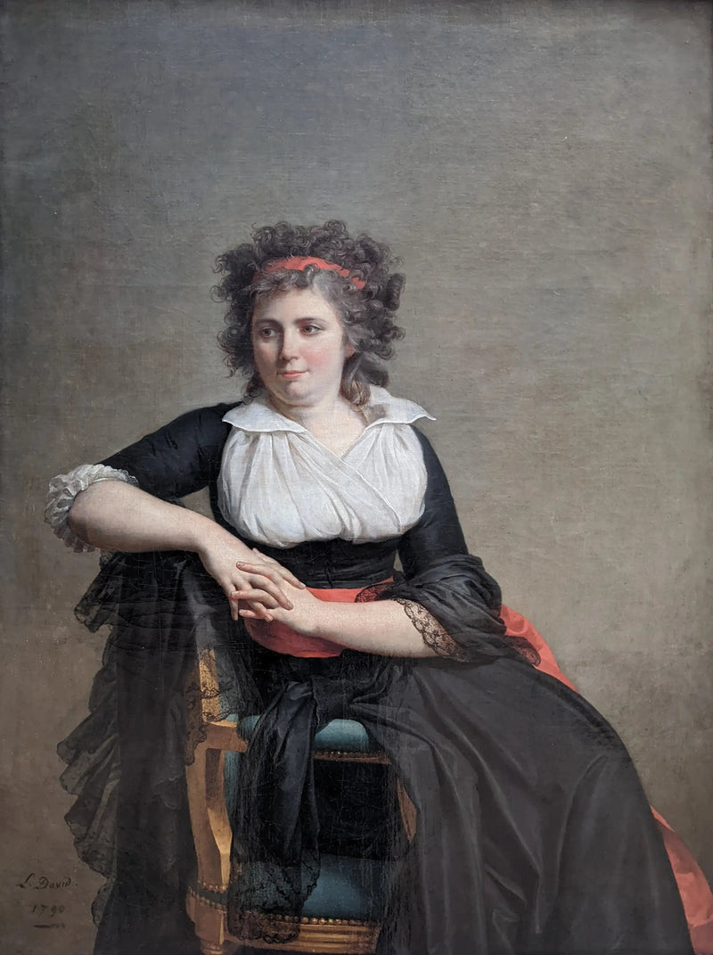 Retrato da marquesa d'Orvilliers - Jacques-Louis David