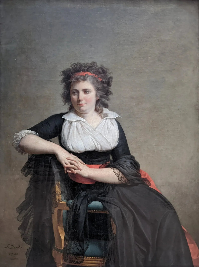 Retrato da marquesa d'Orvilliers - Jacques-Louis David