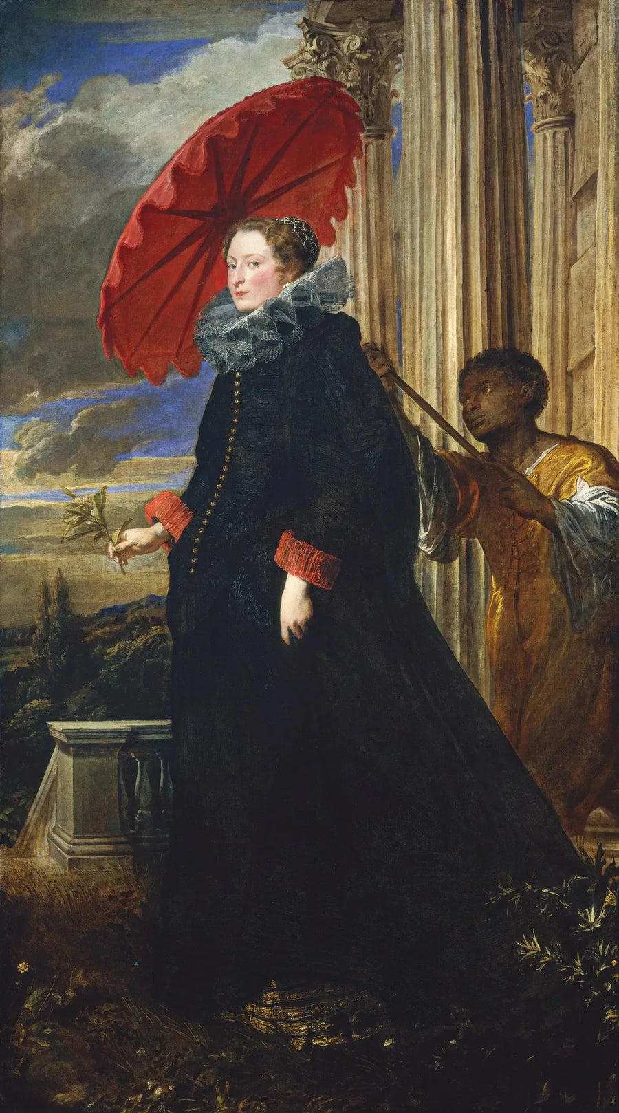 Retrato da marquesa Elena Grimaldi Cattaneo - Antoine van Dyck