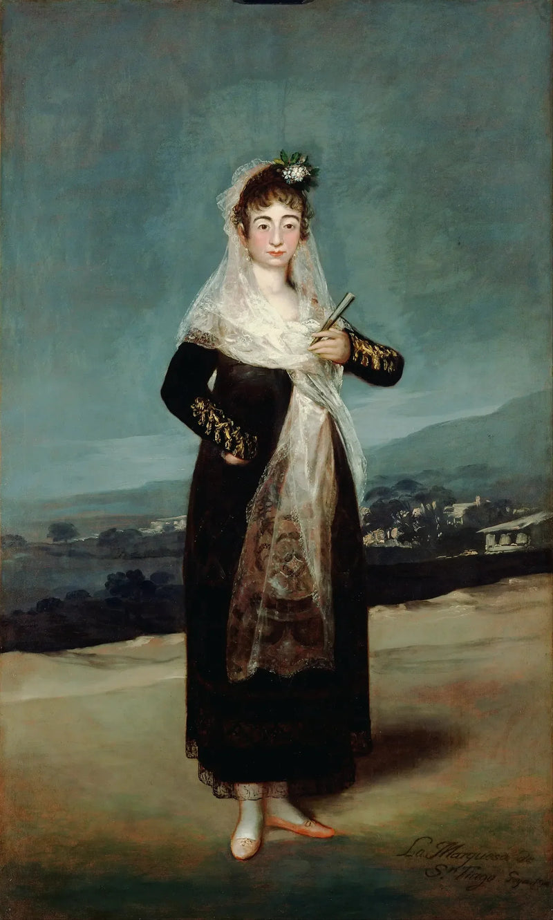 Retrato da marquesa de Santiago - Francisco de Goya