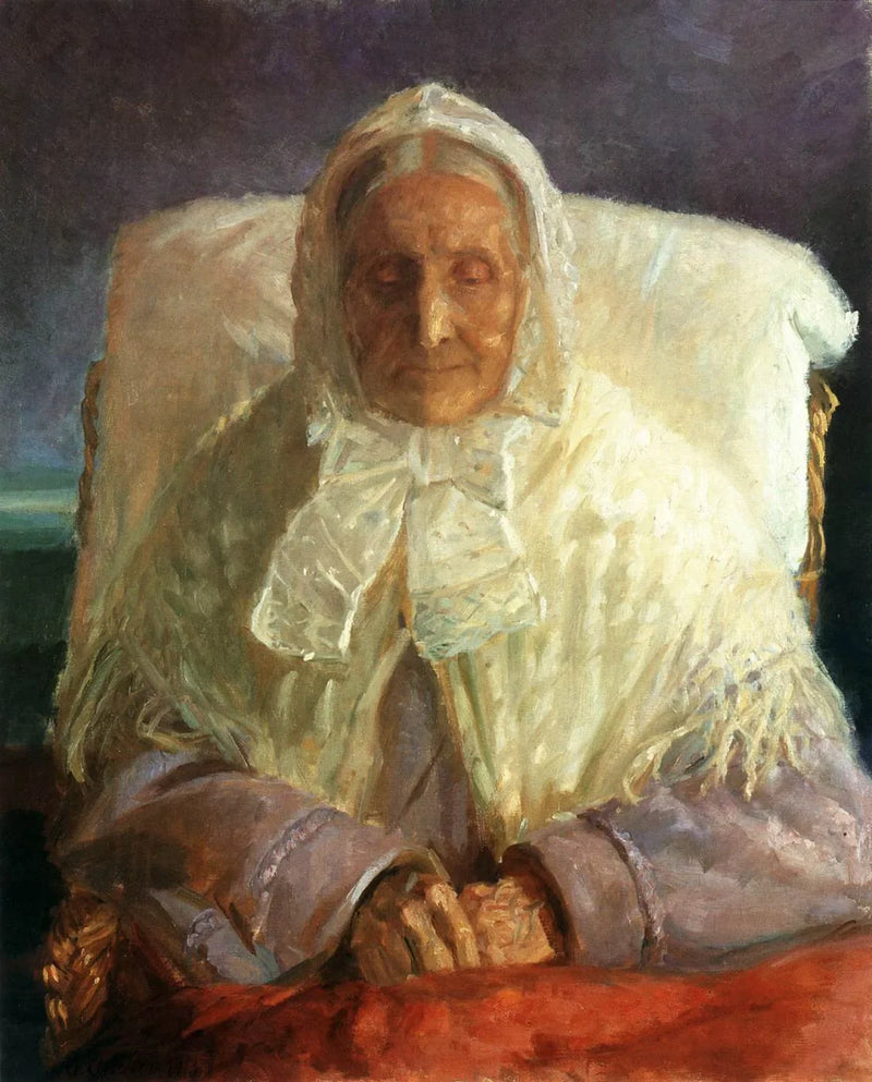 Retrato da mãe - Anna Ancher