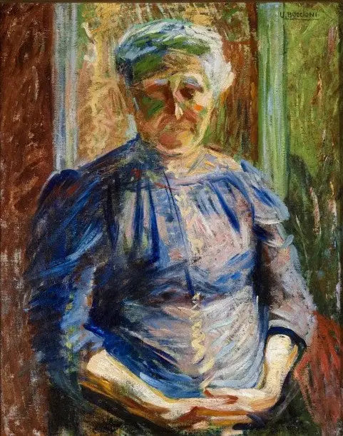 Retrato da mãe - Umberto Boccioni