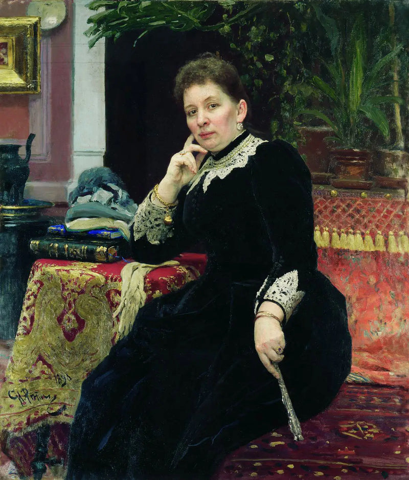 Retrato da filantropa Olga Sergueïevna Alexandrova-Heinz - Ilya Repin