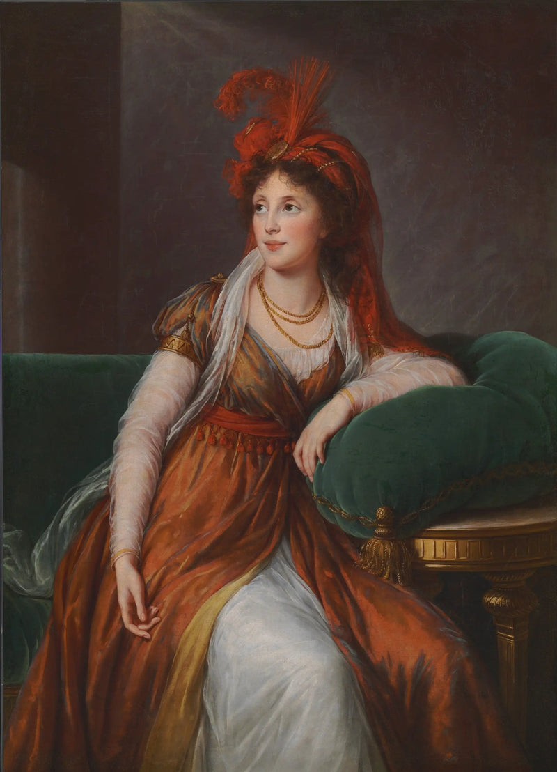 Retrato da princesa Anna Alexandrovna Golytsyna - Élisabeth Vigée Le Brun