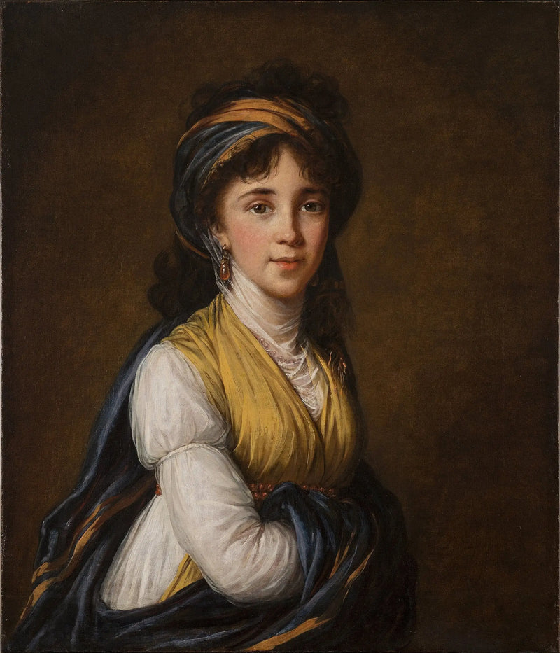 Retrato da princesa Belozersky - Élisabeth Vigée Le Brun