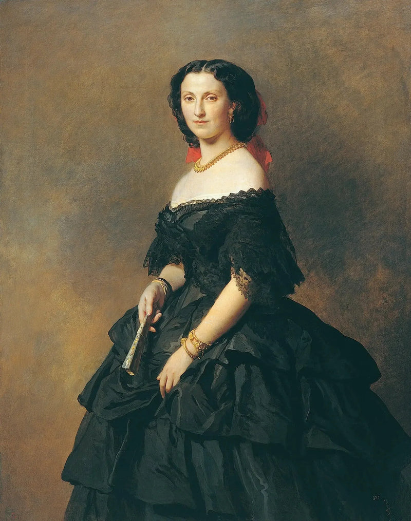 Retrato da princesa Elisabeth Alexandrovna Baryatinskaya - Franz Xaver Winterhalter