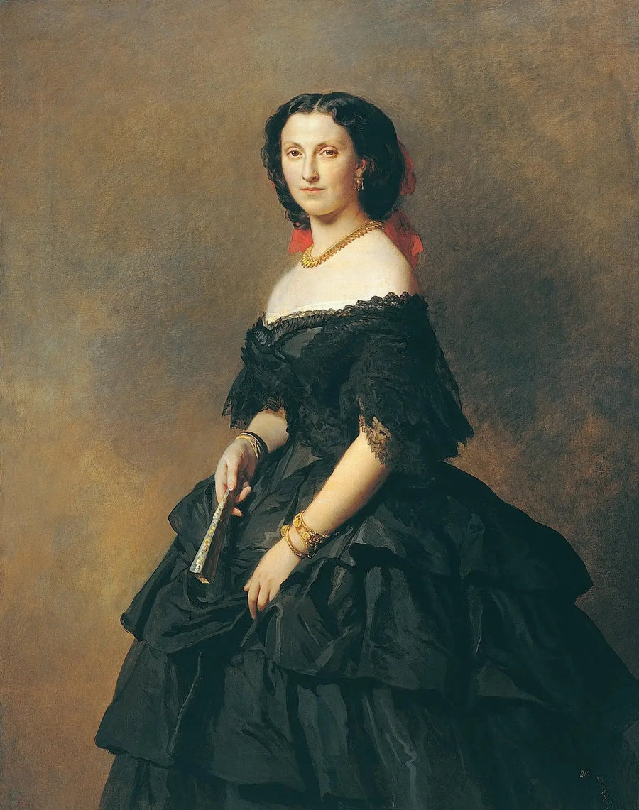 Retrato da princesa Elisabeth Alexandrovna Baryatinskaya - Franz Xaver Winterhalter