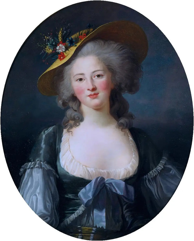 Retrato da princesa Élisabeth de França, irmã de Luís XVI - Élisabeth Vigée Le Brun