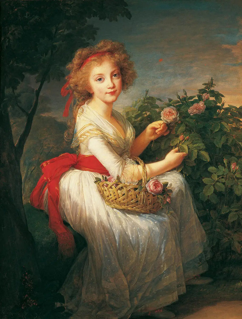 Retrato da princesa Maria Cristina - Élisabeth Vigée Le Brun