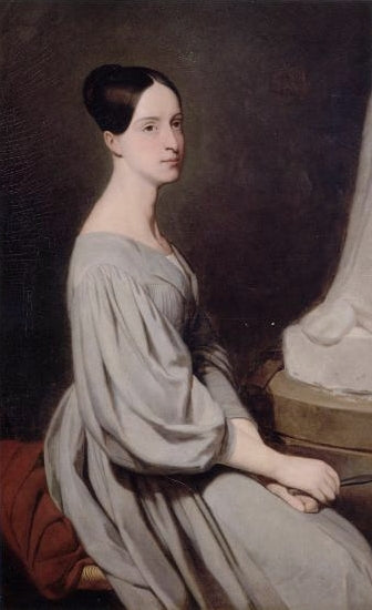 Retrato da princesa Marie d'Orléans (1813-1839), duquesa de Wurtemberg - Ary Scheffer