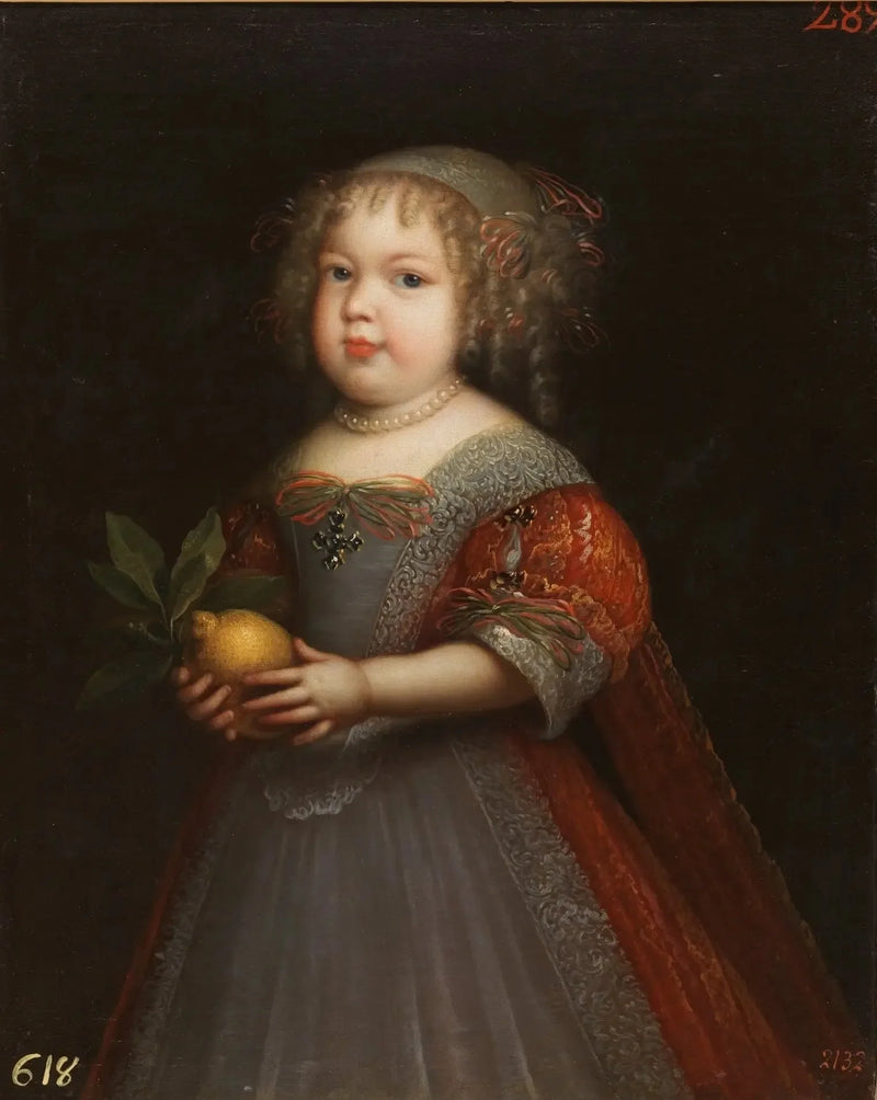Retrato da princesa Marie-Thérèse de França (1667-1672) - Jean Nocret