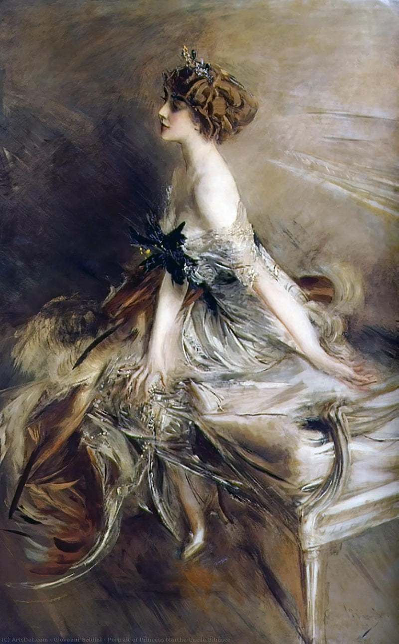 Retrato da princesa Marthe-Lucile Bibesco - Giovanni Boldini