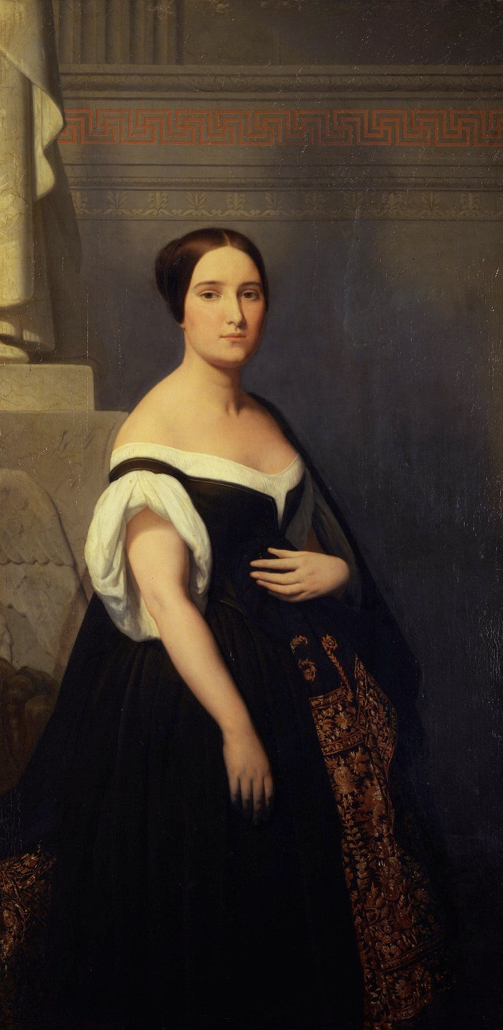 Retrato da princesa Mathilde Bonaparte - Ary Scheffer