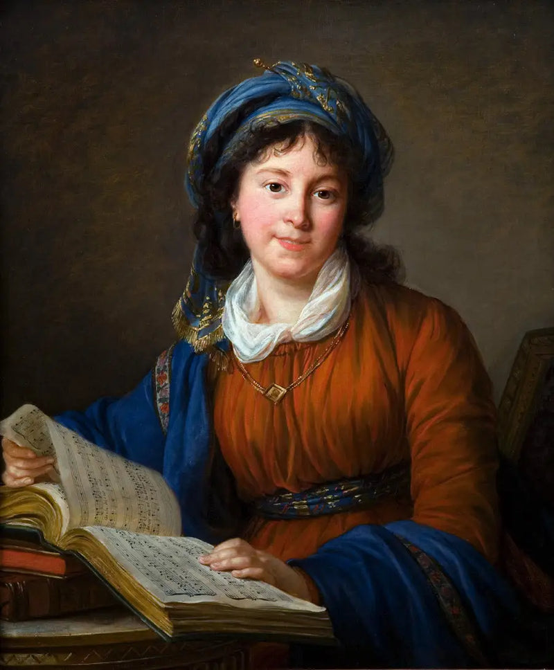 Retrato da princesa Natalia Ivanovna Kourakina, née Golovina - Élisabeth Vigée Le Brun