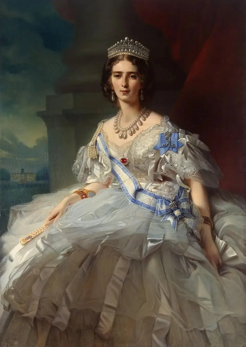 Retrato da princesa Tatiana Yusupova - Franz Xaver Winterhalter