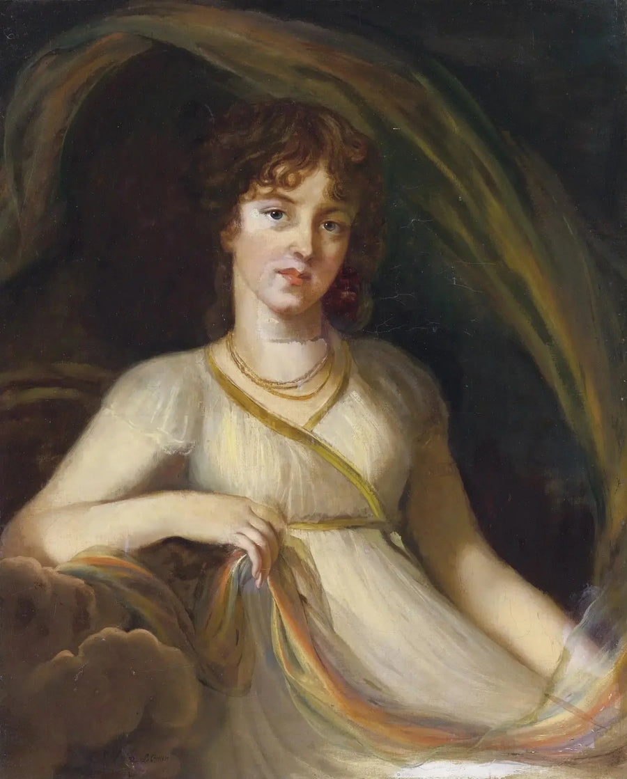 Retrato da princesa Tyufyakina - Élisabeth Vigée Le Brun