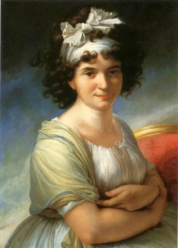 Retrato da princesa Vlaminska (cantora Cotelini?). - Élisabeth Vigée Le Brun