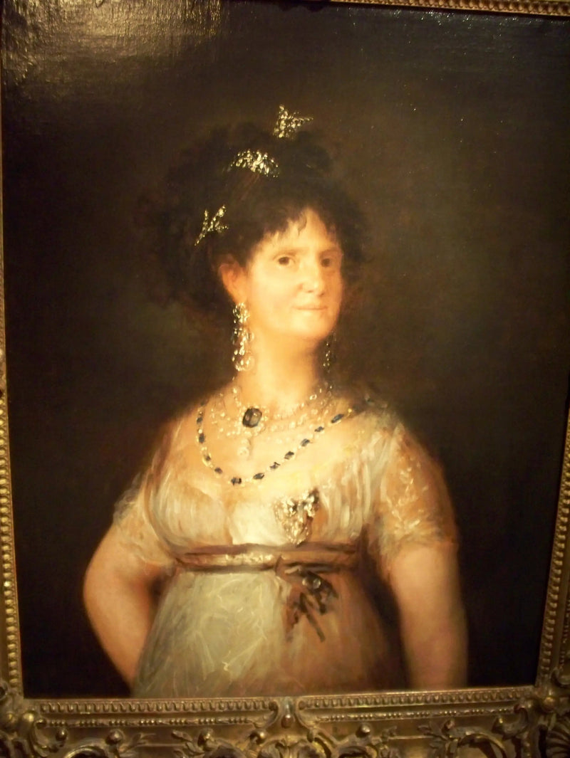 Retrato da rainha Maria Luísa da Espanha - Francisco de Goya
