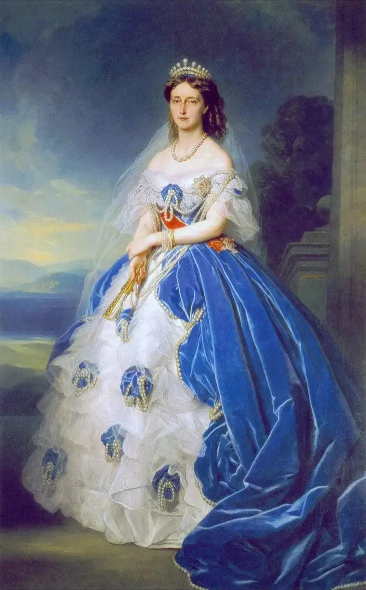 Retrato da rainha Olga de Württemberg (1822-1892) - Franz Xaver Winterhalter