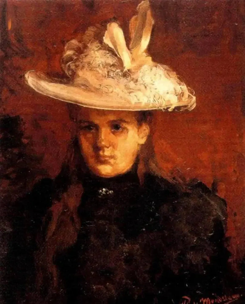 Retrato da rainha Wilhelmina (1880-1962) como príncipe - Piet Mondrian