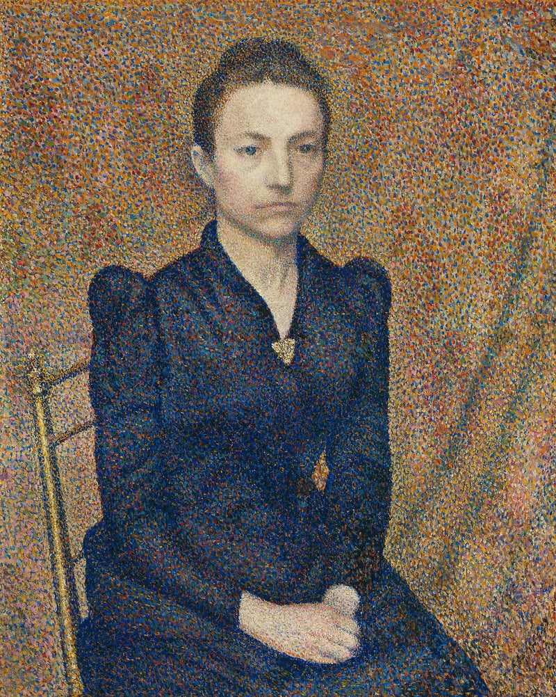 Retrato da irmã do artista - Georges Lemmen