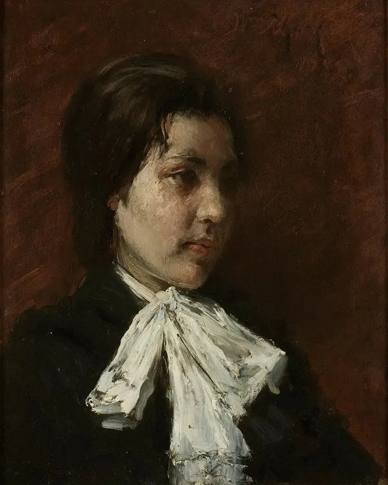 Retrato da cabeça - William Merritt Chase