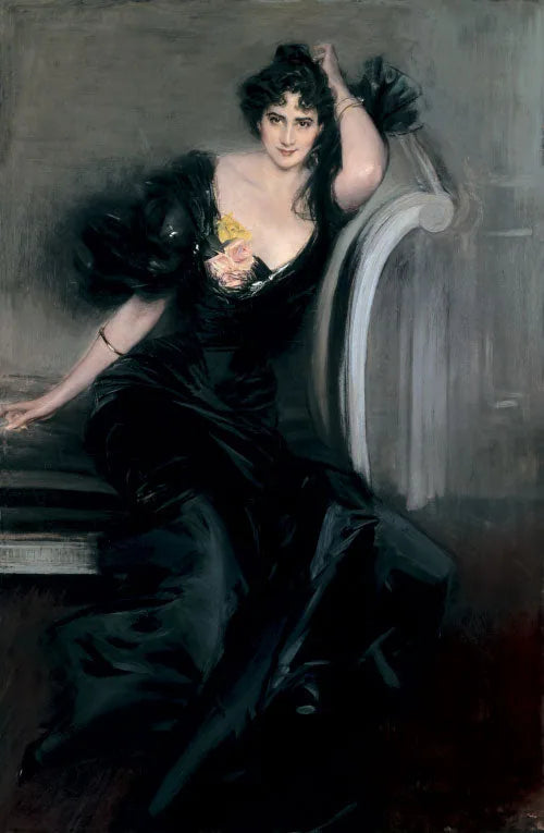 Retrato de Lady Colin Campbell, née Gertrude Elisabeth Blood - Giovanni Boldini