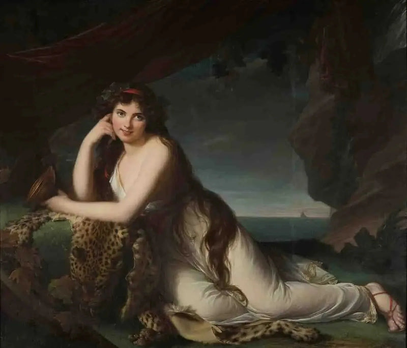 Retrato de Lady Hamilton (1761-1815) - Élisabeth Vigée Le Brun