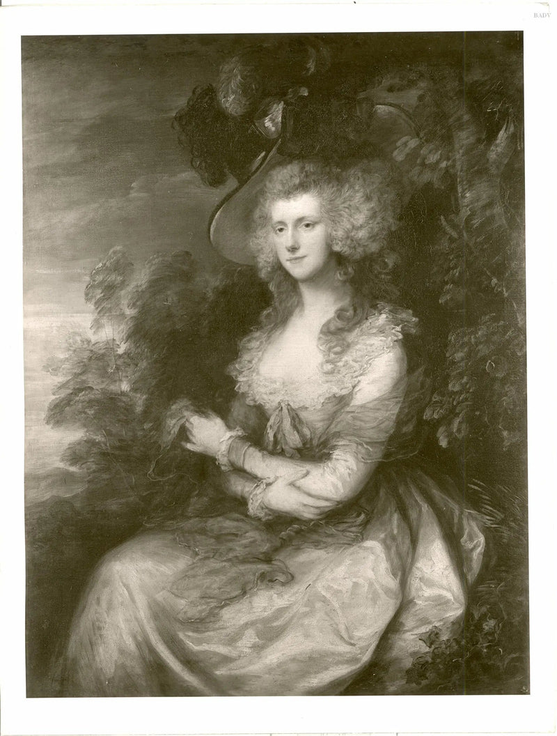 Retrato da Senhora Hibbert - Thomas Gainsborough