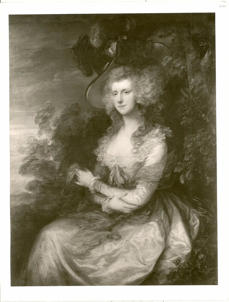 Retrato da Senhora Hibbert - Thomas Gainsborough