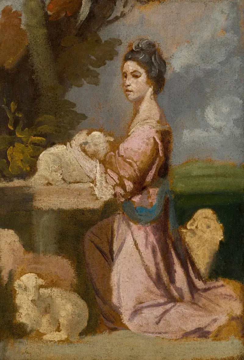 Retrato da Senhora Mary Leslie - Joshua Reynolds