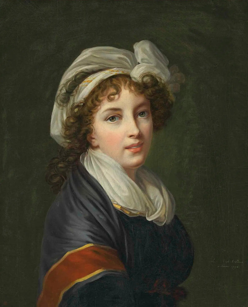 Retrato do artista, de busto - Élisabeth Vigée Le Brun