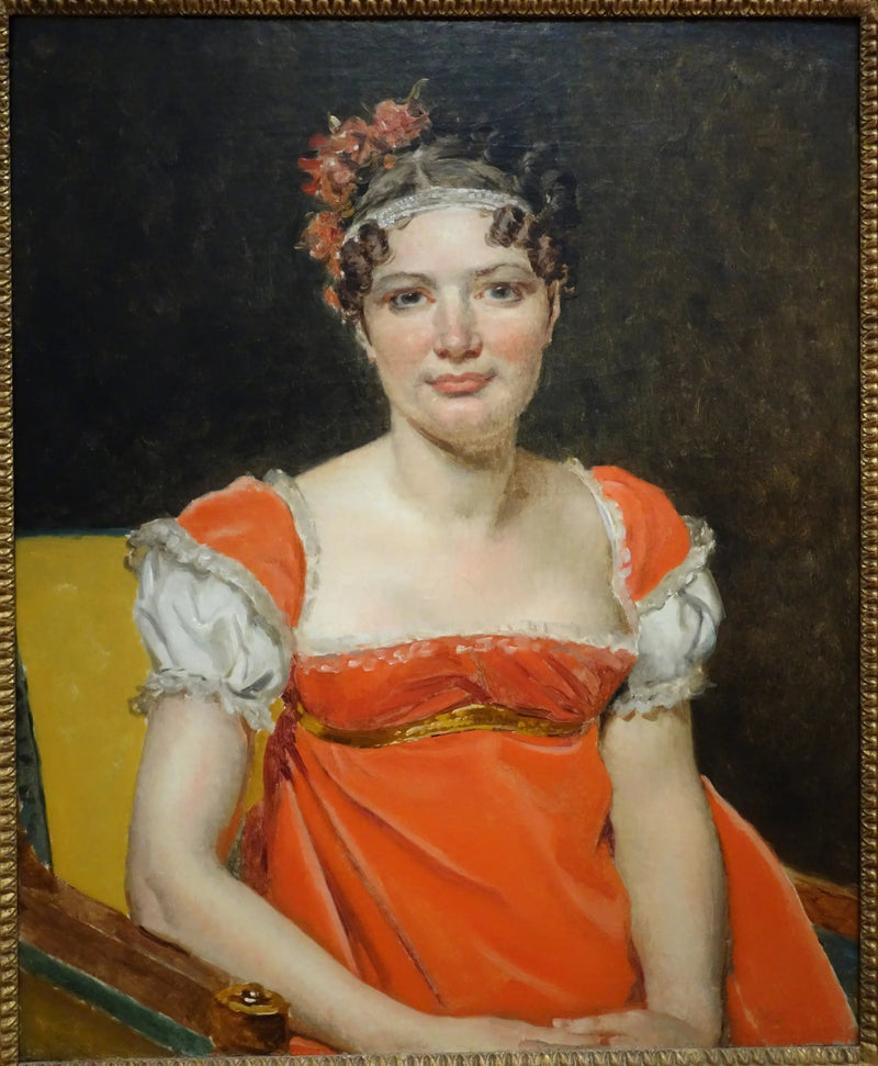 Retrato de Laure-Émilie-Félicité David, A Baronesa Meunier - Jacques-Louis David