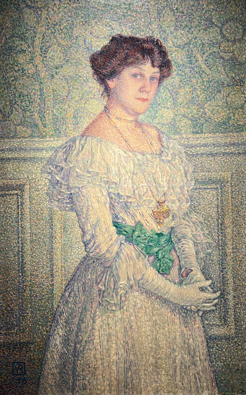 Retrato de Laure Flé - Théo van Rysselberghe
