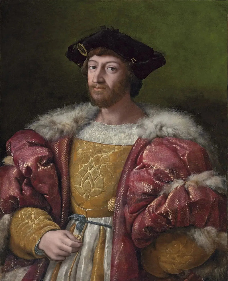 Retrato de Lourenço de Médici, duque de Urbino - Raphaël Sanzio