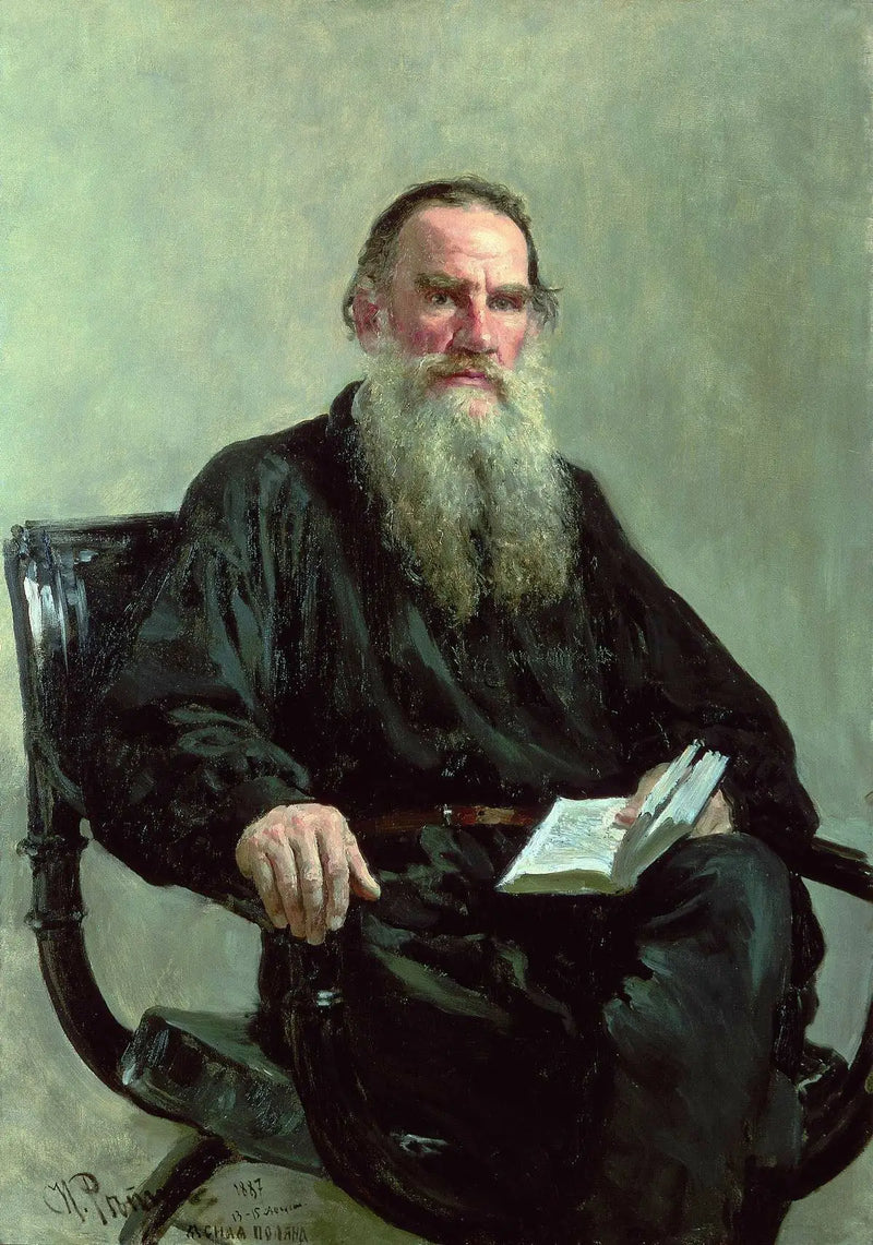 Retrato de Liev Tolstói - Ilya Repin