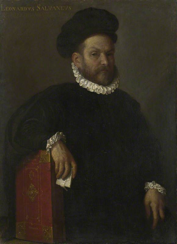 Retrato de Leonardo Salvagno (?) - Giovanni Battista Moroni