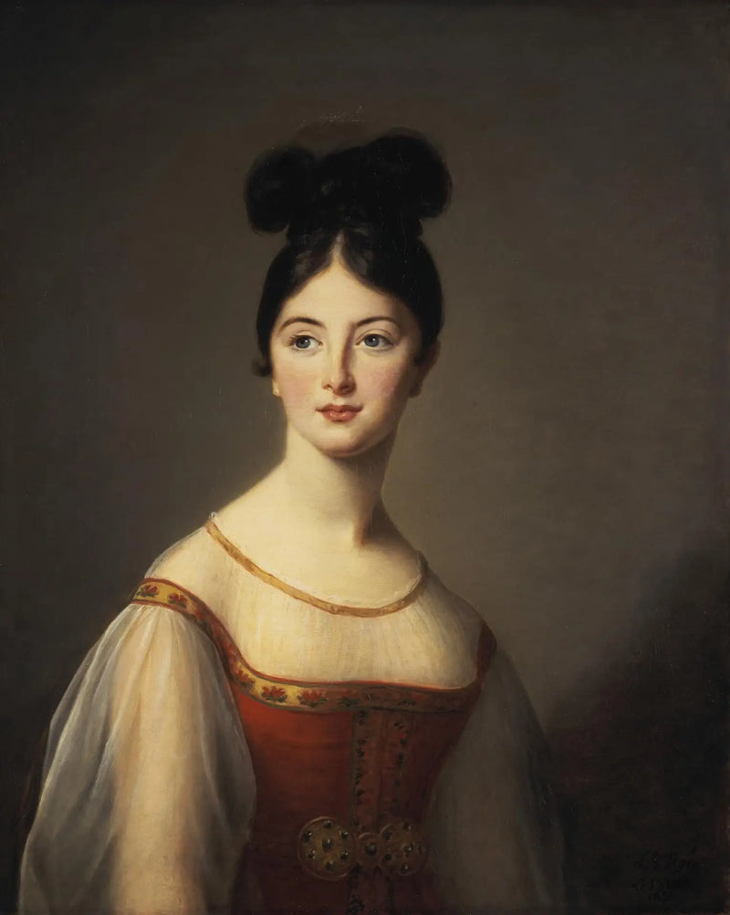 Retrato de Léontine de Rivière - Élisabeth Vigée Le Brun