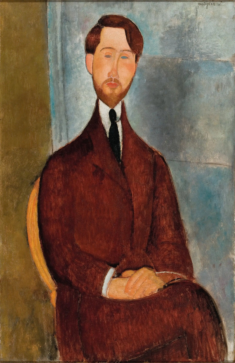 Retrato de Léopold Zborowski - Amedeo Modigliani