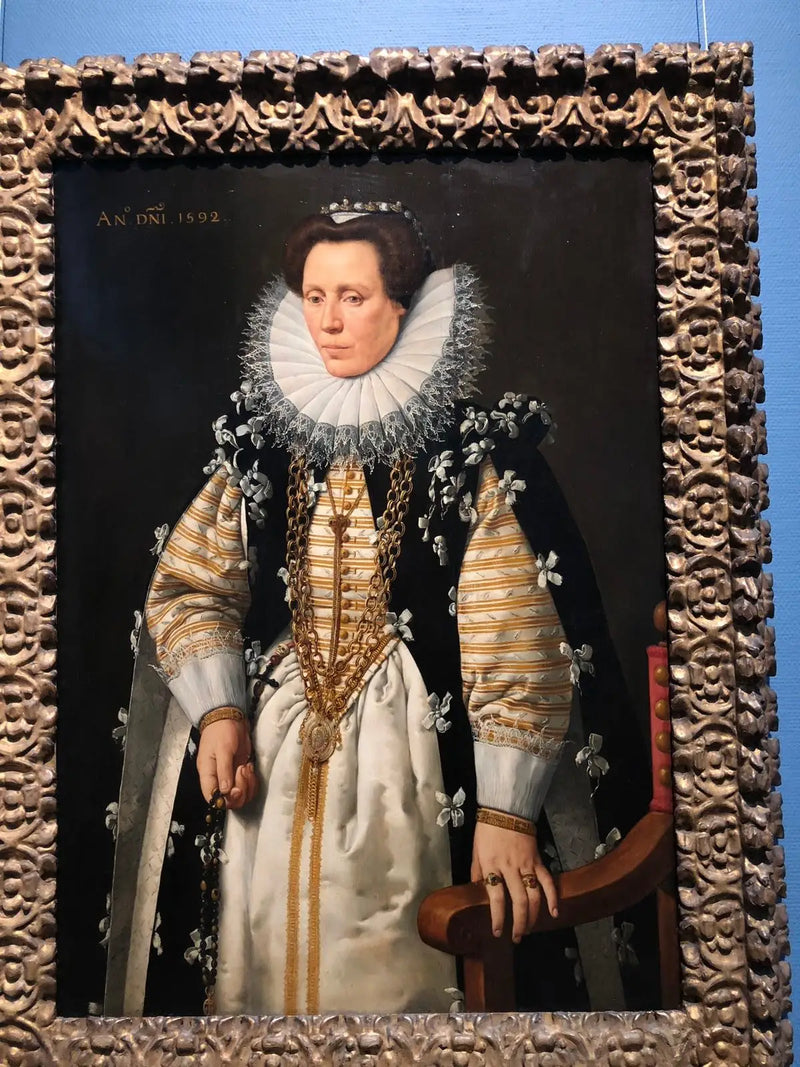 Retrato da esposa de Nicolas de Hellincx - Frans Pourbus, o Jovem
