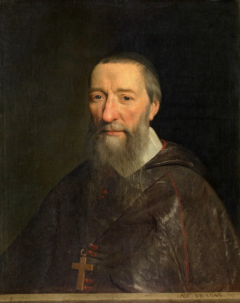 Retrato do bispo Jean-Pierre Camus - Philippe de Champaigne