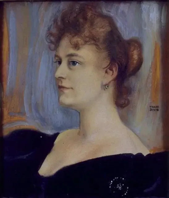 Portrait de Lillian Sanderson - Franz Von Stuck image 1 tableau peint à l’huile sur toile