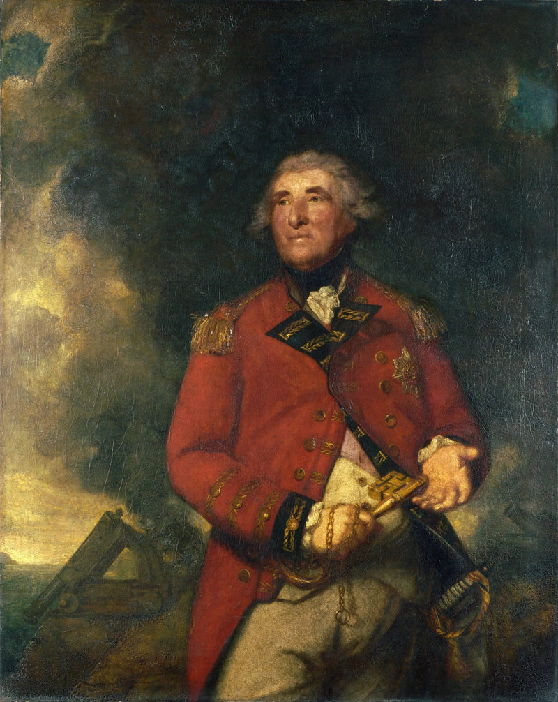 Retrato de Lord Heathfield - Joshua Reynolds