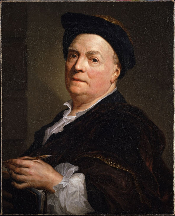 Retrato de Louis du Silvestre - Anton Raphael Mengs