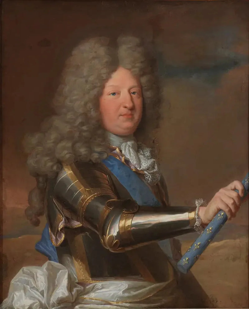 Retrato de Louis de France, Grande Delfim (1661-1711) - Hyacinthe Rigaud