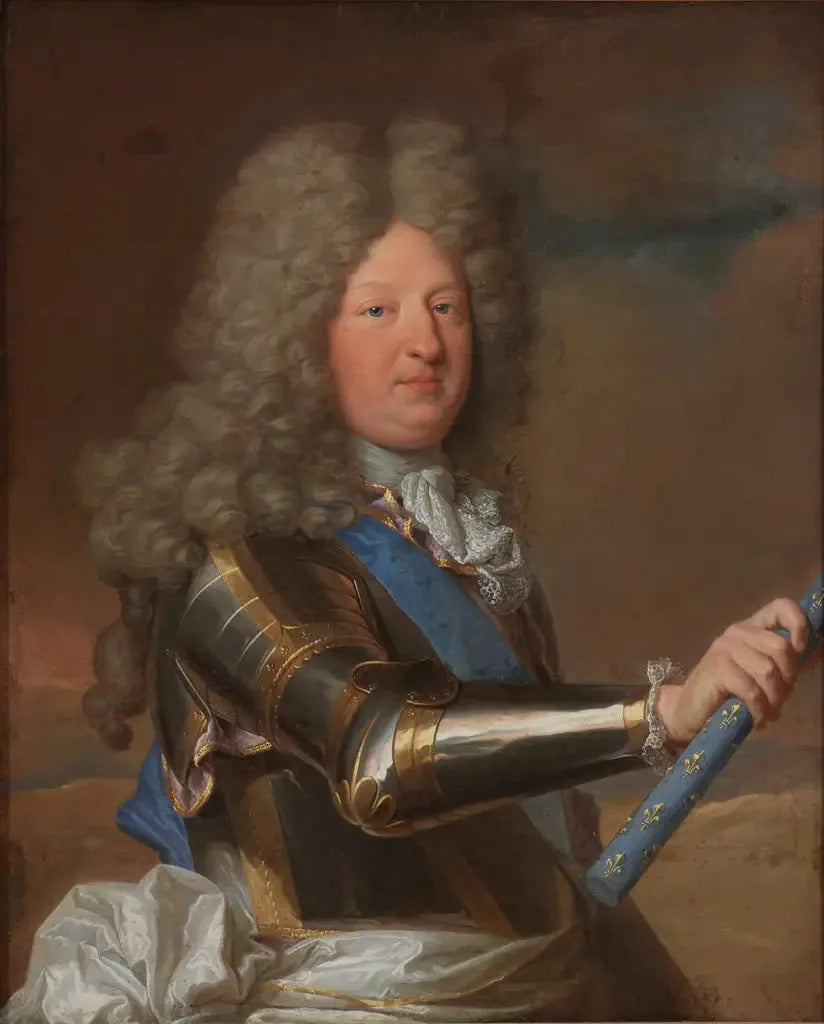 Retrato de Louis de France, Grande Delfim (1661-1711) - Hyacinthe Rigaud