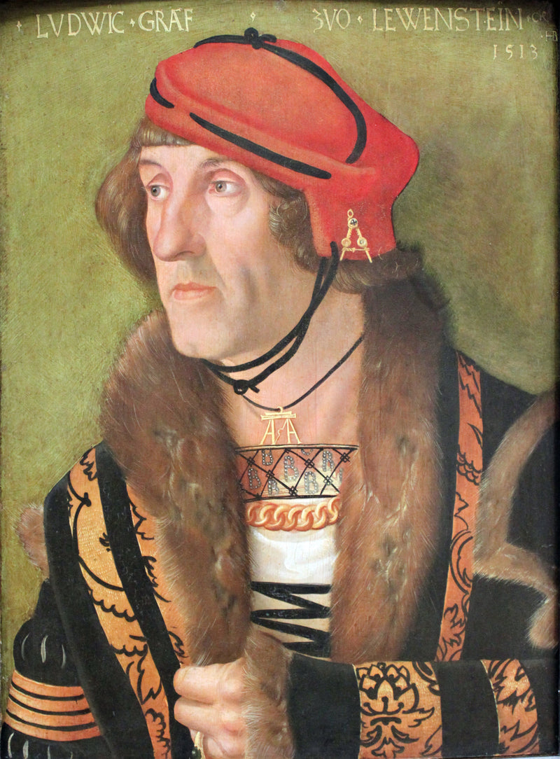 Retrato de Luís I, conde de Löwenstein - Hans Baldung Grien